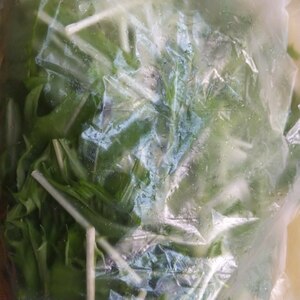 便利‎♫*水菜の冷凍保存✧˖°